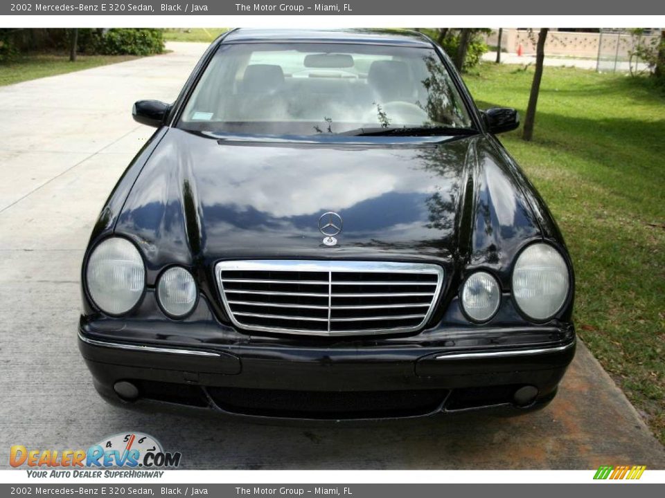 2002 Mercedes-Benz E 320 Sedan Black / Java Photo #21