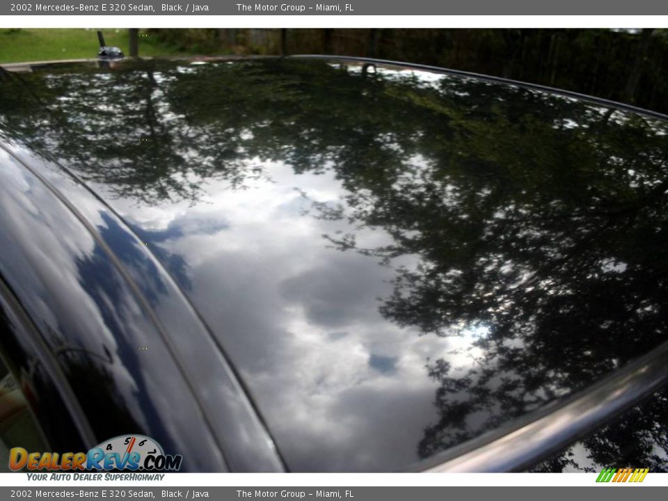 2002 Mercedes-Benz E 320 Sedan Black / Java Photo #23
