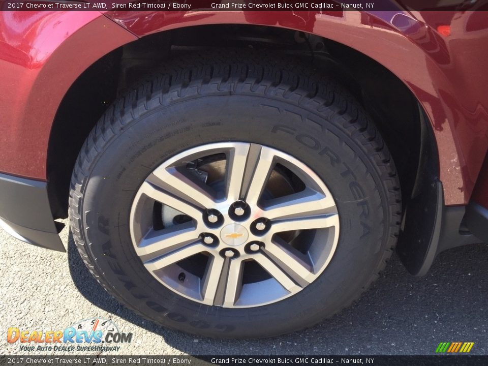 2017 Chevrolet Traverse LT AWD Siren Red Tintcoat / Ebony Photo #10