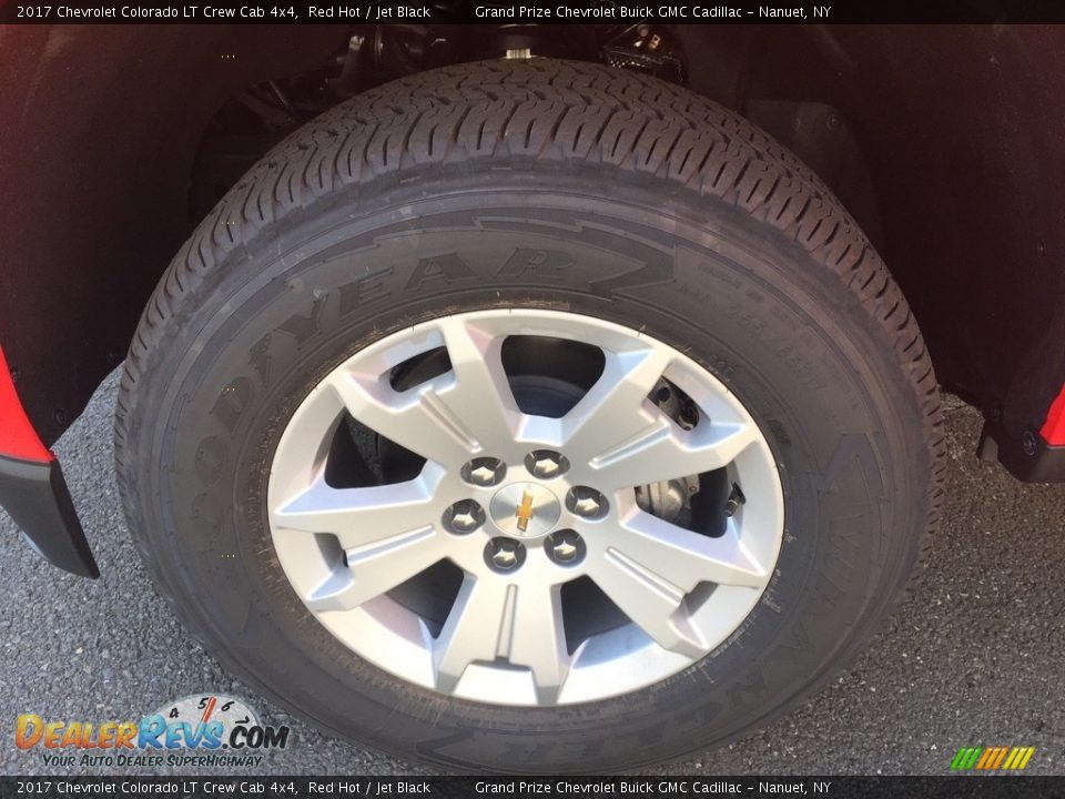 2017 Chevrolet Colorado LT Crew Cab 4x4 Red Hot / Jet Black Photo #10