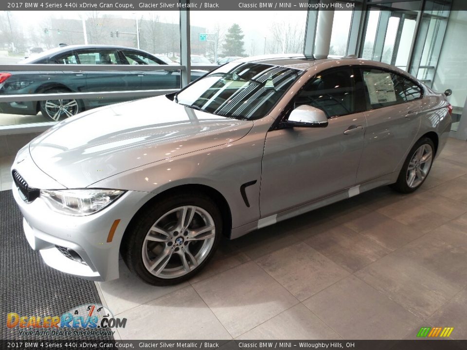 Glacier Silver Metallic 2017 BMW 4 Series 440i xDrive Gran Coupe Photo #3