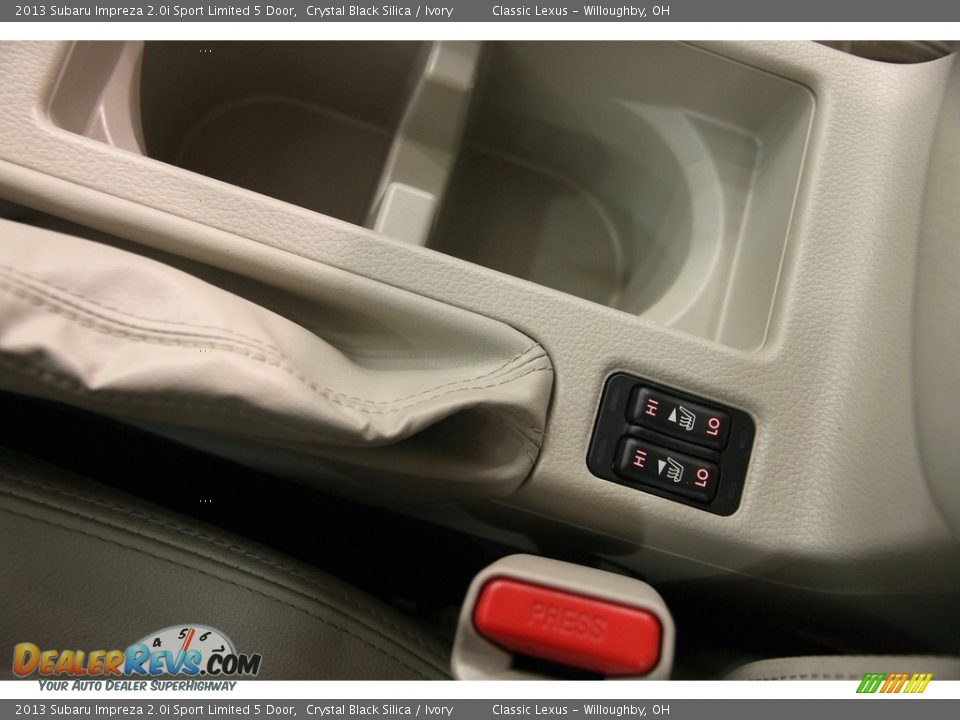 2013 Subaru Impreza 2.0i Sport Limited 5 Door Crystal Black Silica / Ivory Photo #15
