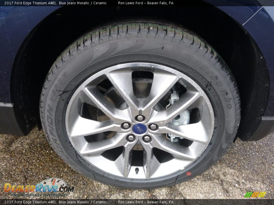 2017 Ford Edge Titanium AWD Wheel Photo #9