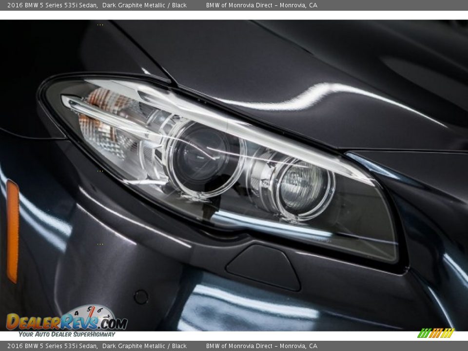 2016 BMW 5 Series 535i Sedan Dark Graphite Metallic / Black Photo #29