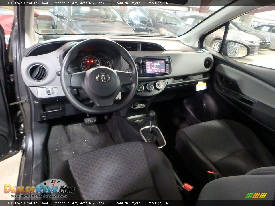 2016 Toyota Yaris 5-Door L Magnetic Gray Metallic / Black Photo #10