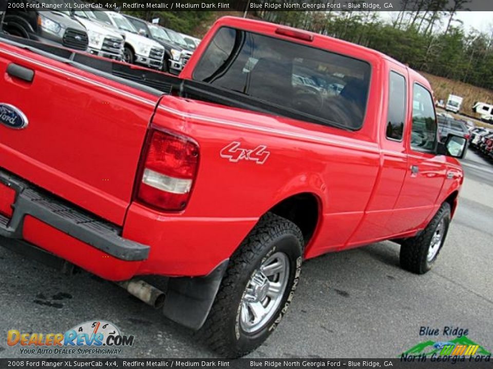 2008 Ford Ranger XL SuperCab 4x4 Redfire Metallic / Medium Dark Flint Photo #27