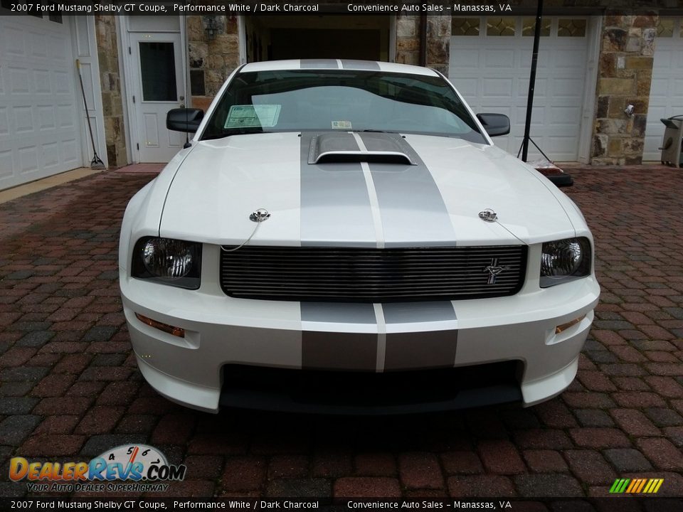 2007 Ford Mustang Shelby GT Coupe Performance White / Dark Charcoal Photo #2