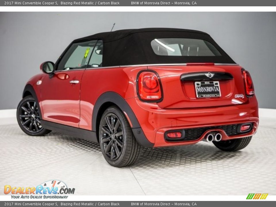 2017 Mini Convertible Cooper S Blazing Red Metallic / Carbon Black Photo #3