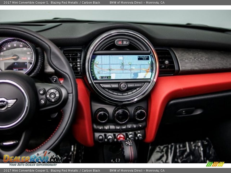 2017 Mini Convertible Cooper S Blazing Red Metallic / Carbon Black Photo #5