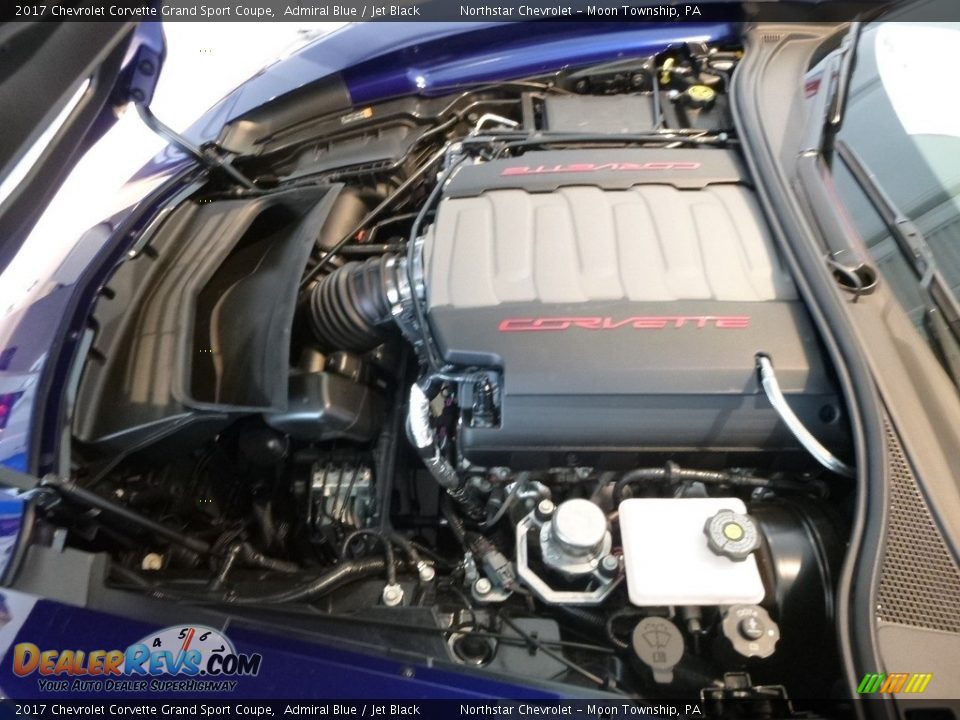 2017 Chevrolet Corvette Grand Sport Coupe Admiral Blue / Jet Black Photo #3