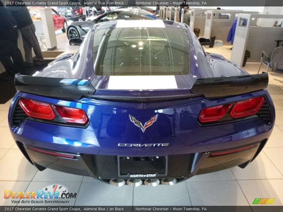 2017 Chevrolet Corvette Grand Sport Coupe Admiral Blue / Jet Black Photo #8