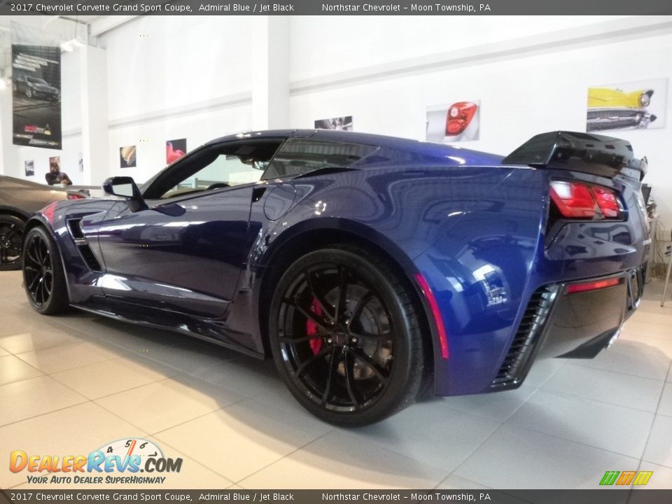 2017 Chevrolet Corvette Grand Sport Coupe Admiral Blue / Jet Black Photo #9
