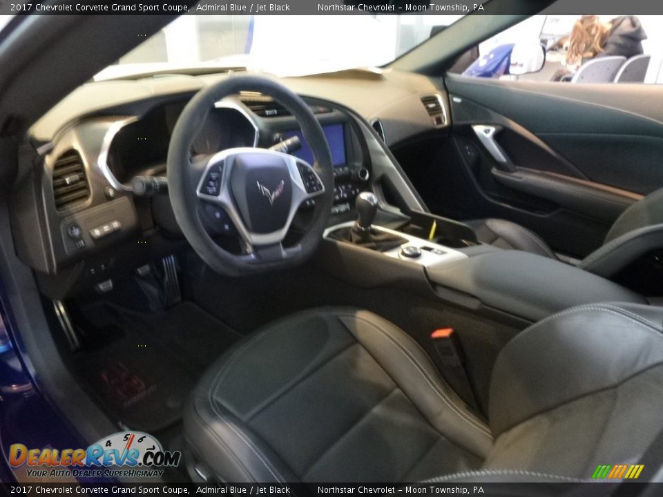 2017 Chevrolet Corvette Grand Sport Coupe Admiral Blue / Jet Black Photo #12