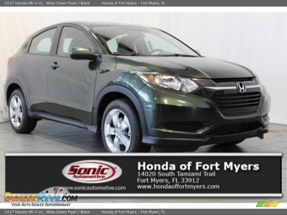 2017 Honda HR-V LX Misty Green Pearl / Black Photo #1