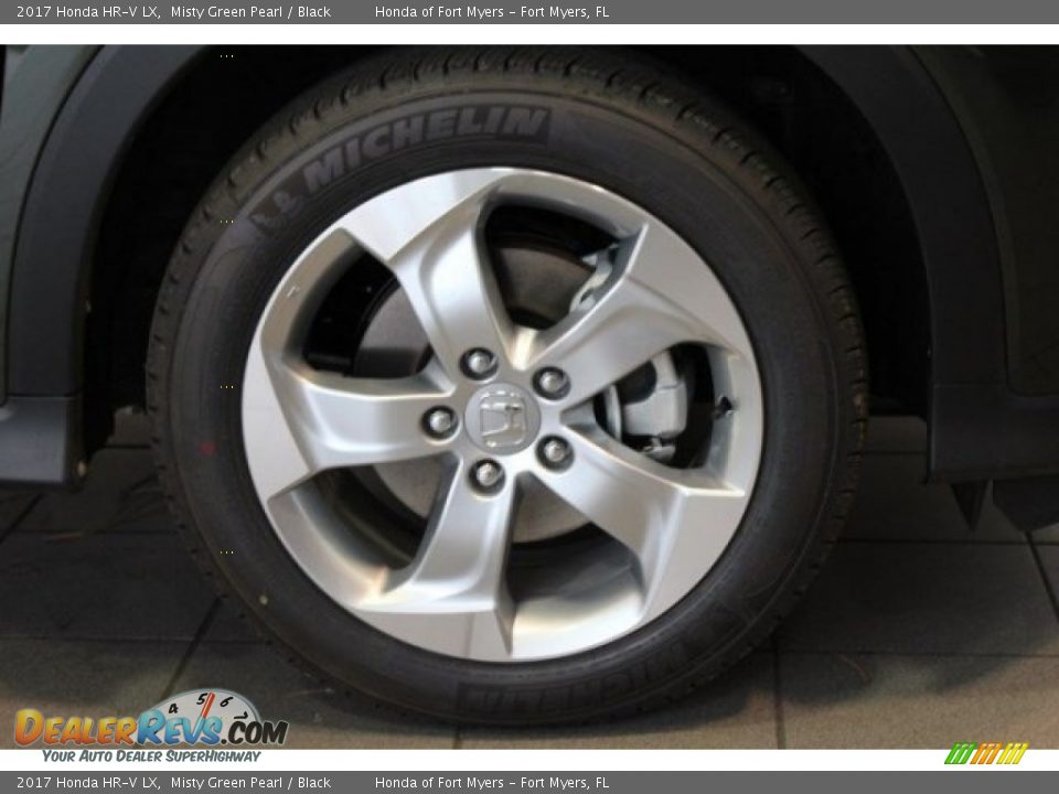 2017 Honda HR-V LX Misty Green Pearl / Black Photo #2