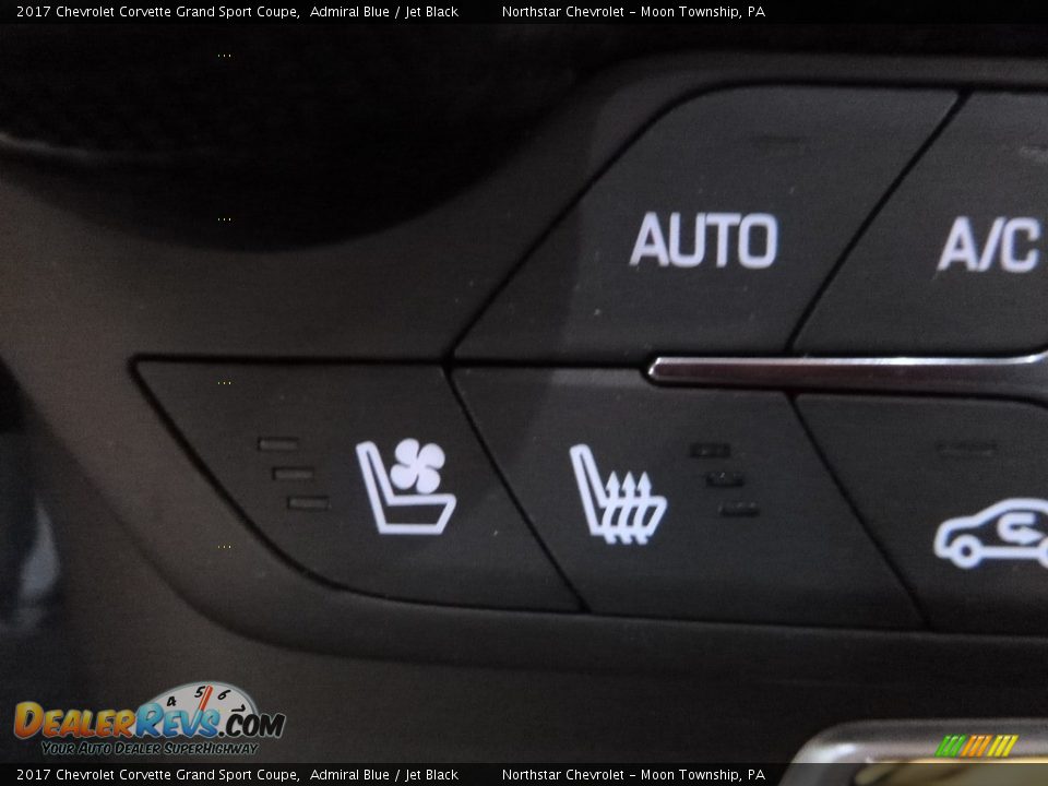 2017 Chevrolet Corvette Grand Sport Coupe Admiral Blue / Jet Black Photo #17