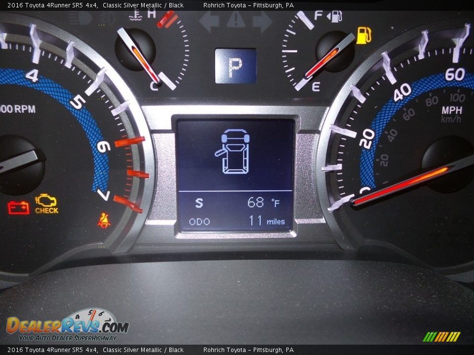 2016 Toyota 4Runner SR5 4x4 Classic Silver Metallic / Black Photo #15