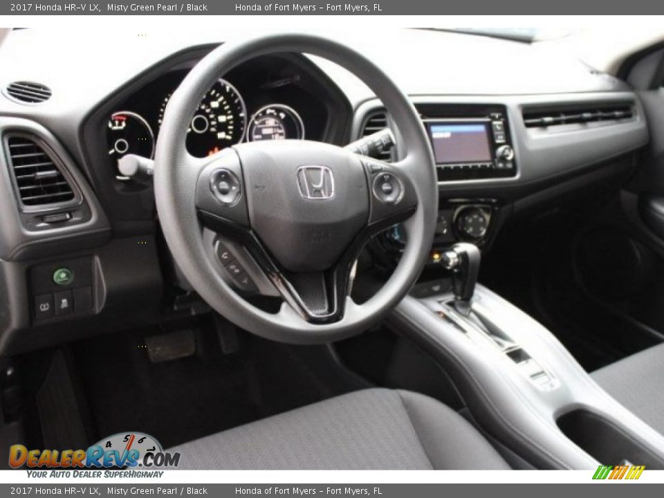 2017 Honda HR-V LX Misty Green Pearl / Black Photo #9