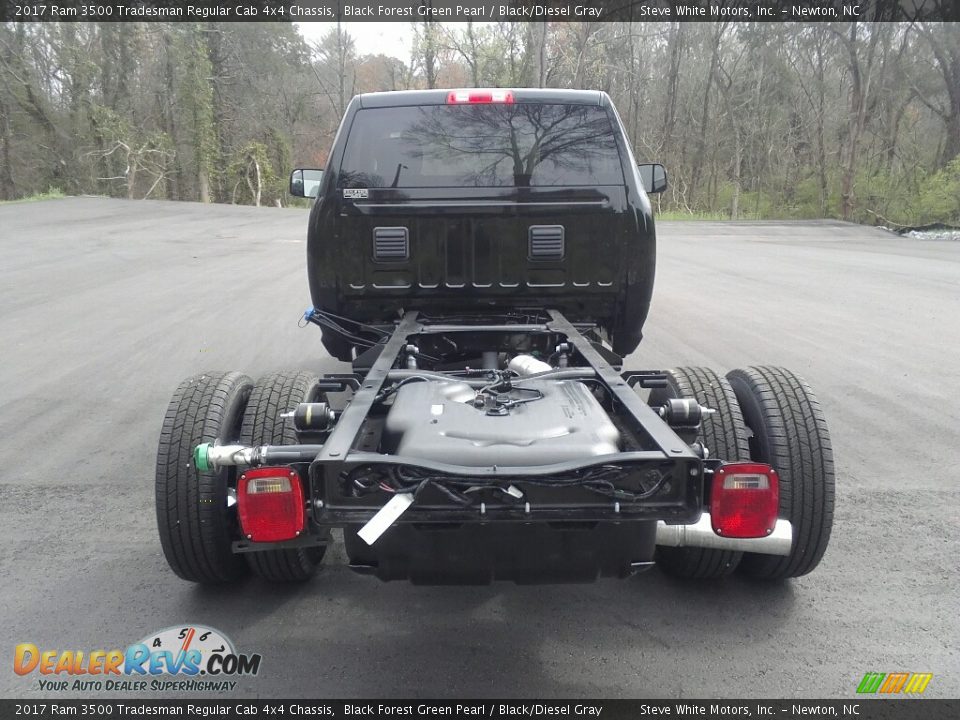 2017 Ram 3500 Tradesman Regular Cab 4x4 Chassis Black Forest Green Pearl / Black/Diesel Gray Photo #7
