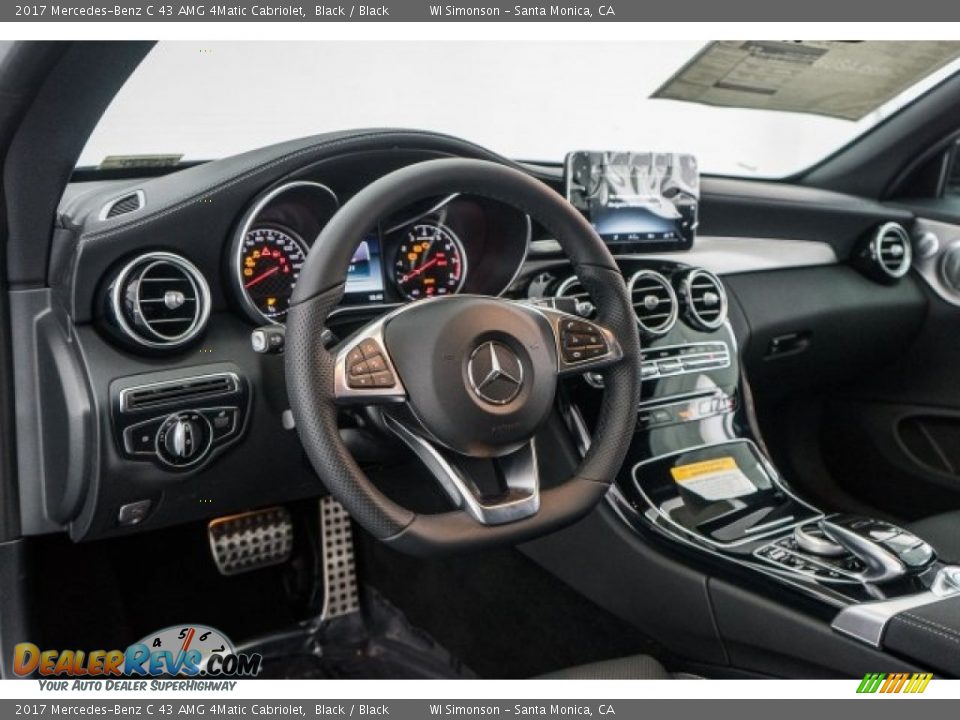 2017 Mercedes-Benz C 43 AMG 4Matic Cabriolet Black / Black Photo #5