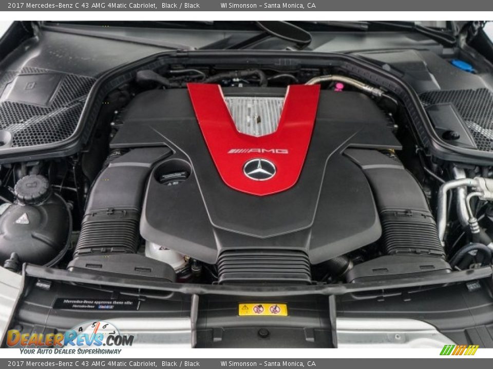 2017 Mercedes-Benz C 43 AMG 4Matic Cabriolet 3.0 Liter AMG DI biturbo DOHC 24-Valve VVT V6 Engine Photo #9