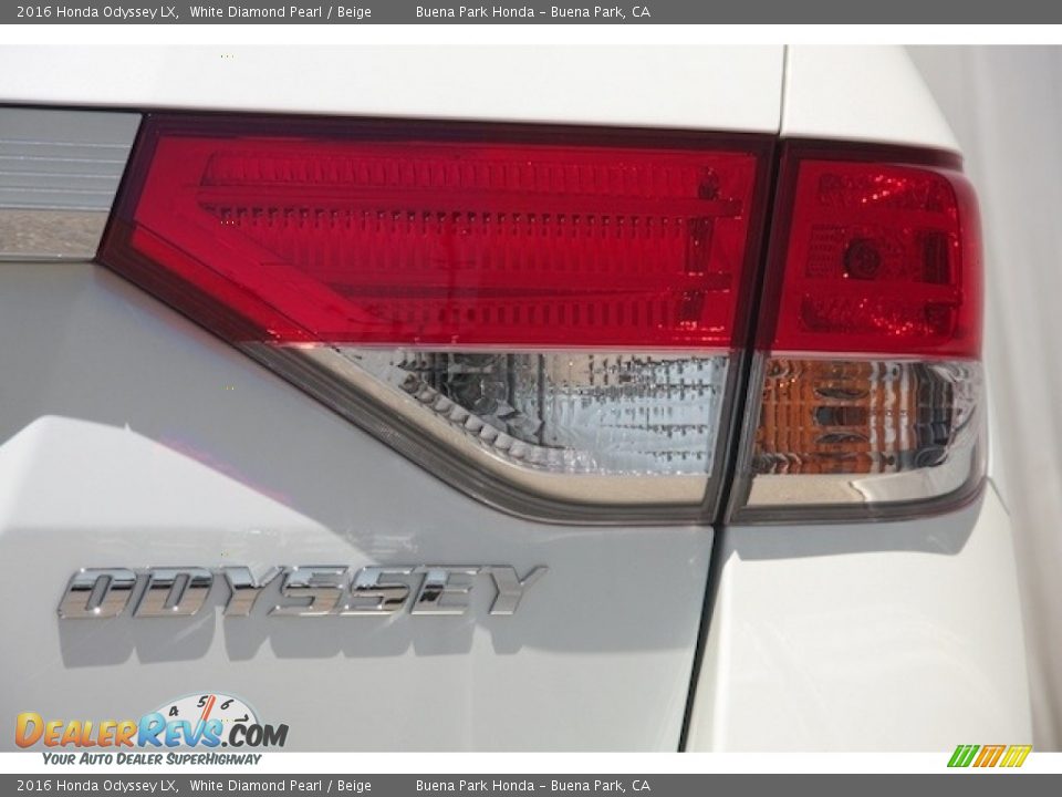 2016 Honda Odyssey LX White Diamond Pearl / Beige Photo #3