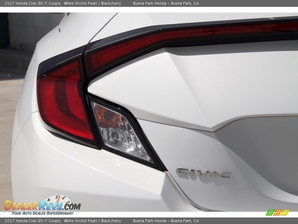 2017 Honda Civic EX-T Coupe White Orchid Pearl / Black/Ivory Photo #3