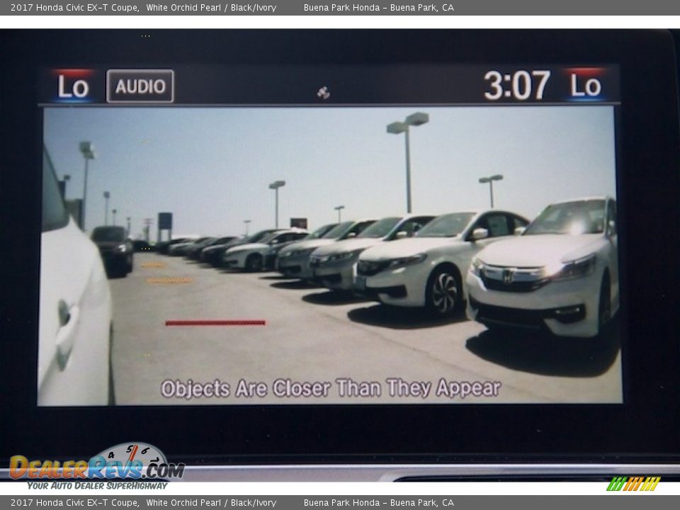 2017 Honda Civic EX-T Coupe White Orchid Pearl / Black/Ivory Photo #6