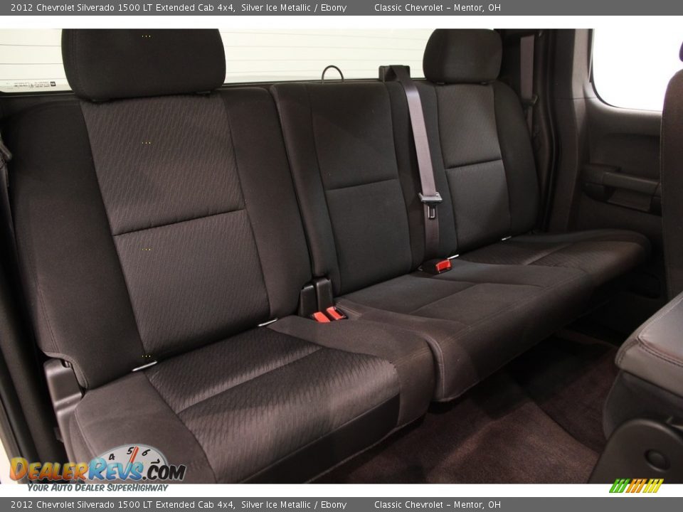 2012 Chevrolet Silverado 1500 LT Extended Cab 4x4 Silver Ice Metallic / Ebony Photo #12