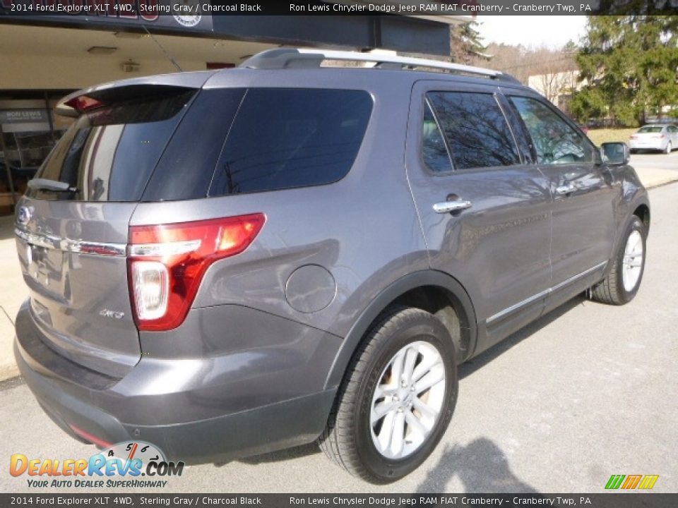 2014 Ford Explorer XLT 4WD Sterling Gray / Charcoal Black Photo #2