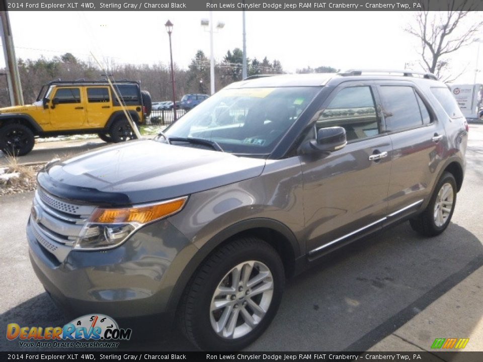 2014 Ford Explorer XLT 4WD Sterling Gray / Charcoal Black Photo #5