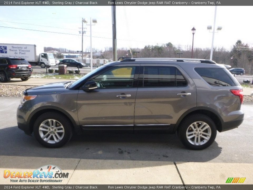 2014 Ford Explorer XLT 4WD Sterling Gray / Charcoal Black Photo #6