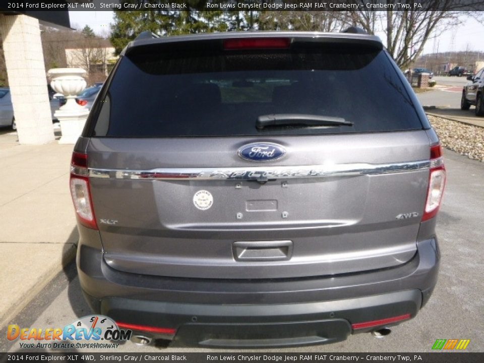 2014 Ford Explorer XLT 4WD Sterling Gray / Charcoal Black Photo #8