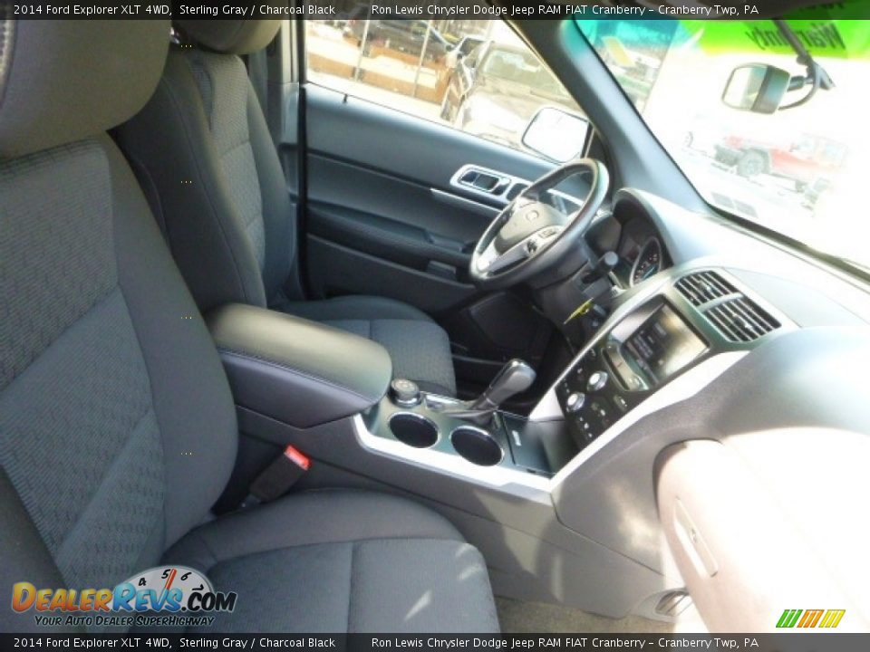 2014 Ford Explorer XLT 4WD Sterling Gray / Charcoal Black Photo #10