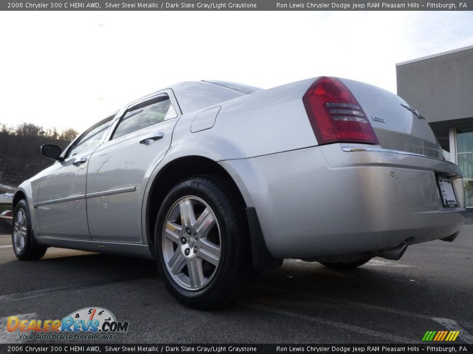 2006 Chrysler 300 C HEMI AWD Silver Steel Metallic / Dark Slate Gray/Light Graystone Photo #3