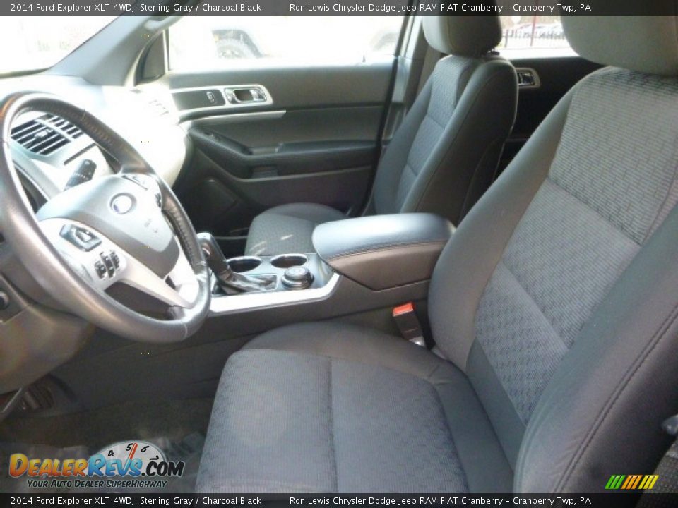 2014 Ford Explorer XLT 4WD Sterling Gray / Charcoal Black Photo #15