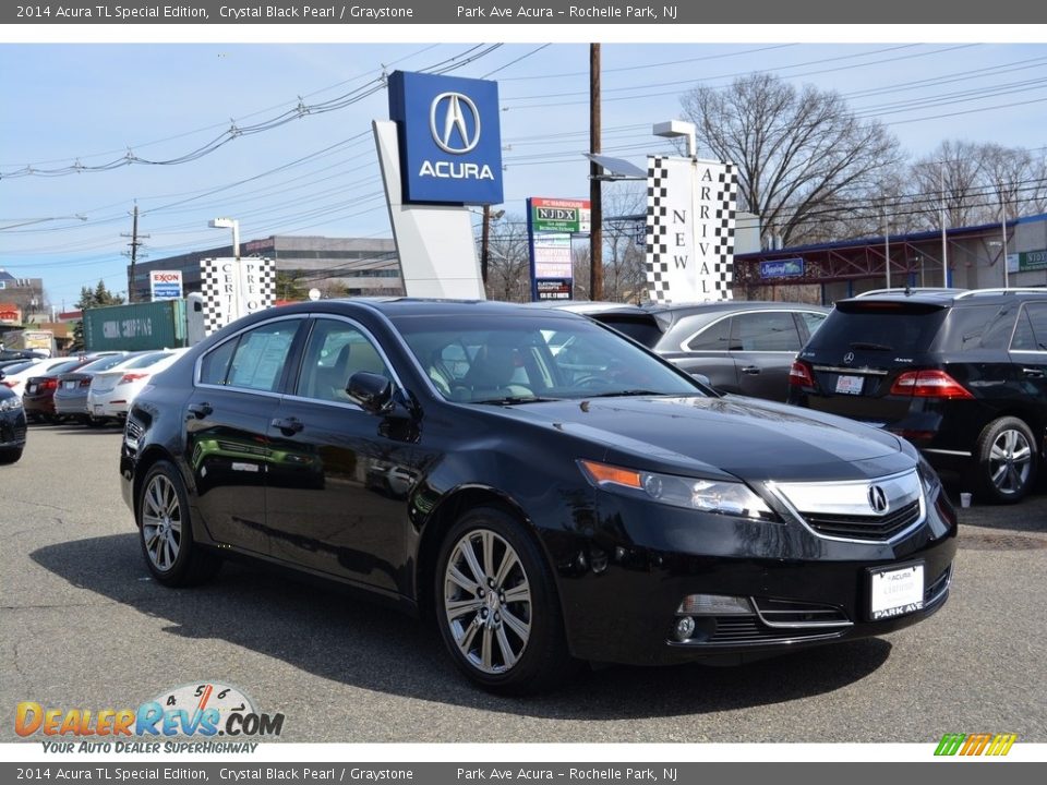 2014 Acura TL Special Edition Crystal Black Pearl / Graystone Photo #1