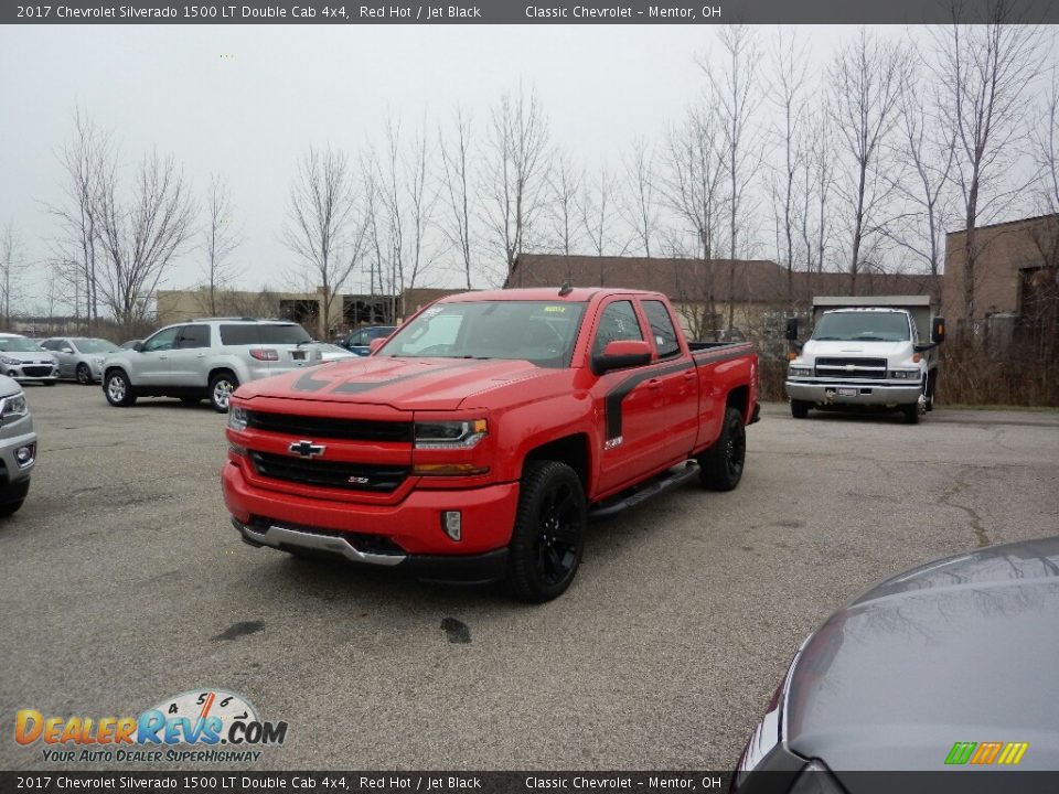 2017 Chevrolet Silverado 1500 LT Double Cab 4x4 Red Hot / Jet Black Photo #1
