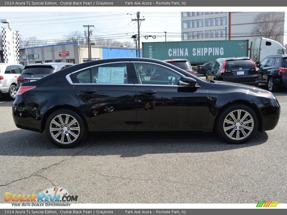 2014 Acura TL Special Edition Crystal Black Pearl / Graystone Photo #2