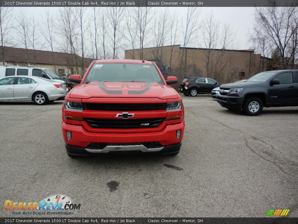 2017 Chevrolet Silverado 1500 LT Double Cab 4x4 Red Hot / Jet Black Photo #2