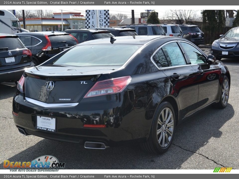 2014 Acura TL Special Edition Crystal Black Pearl / Graystone Photo #3