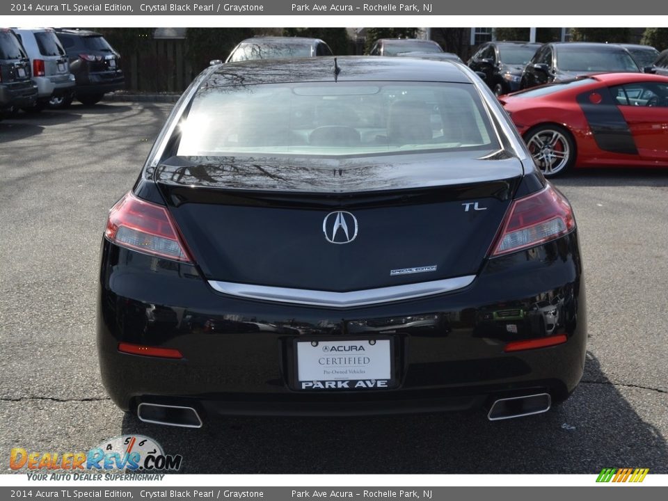 2014 Acura TL Special Edition Crystal Black Pearl / Graystone Photo #4