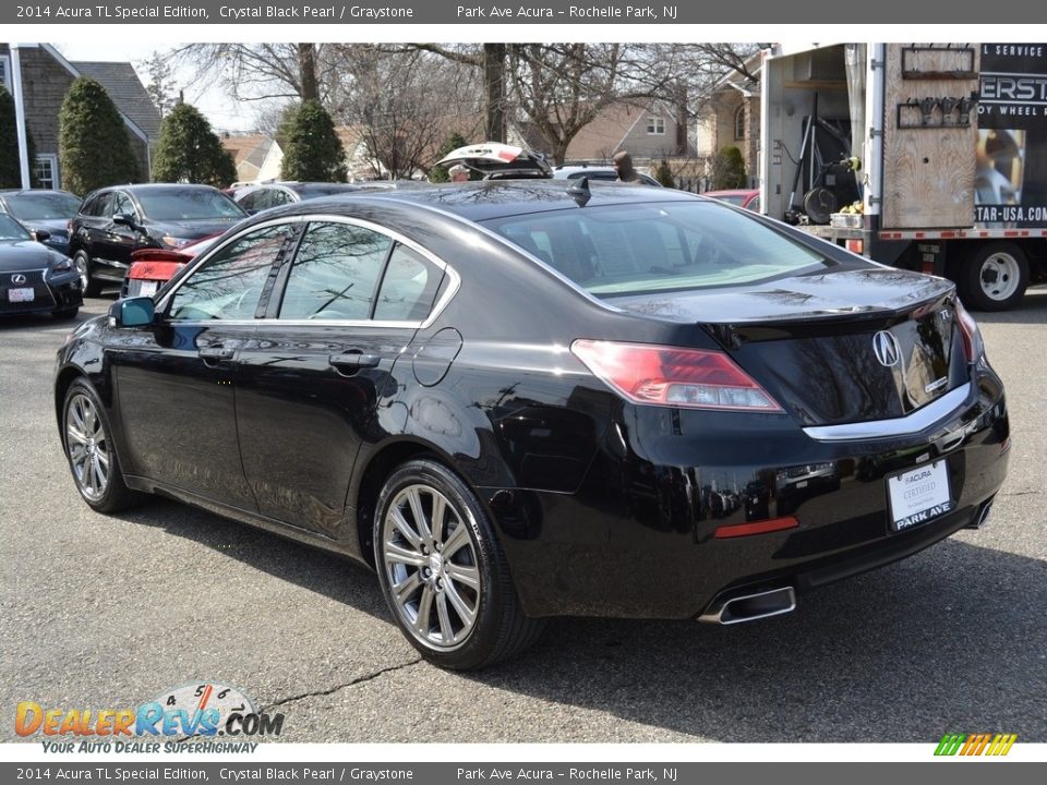 2014 Acura TL Special Edition Crystal Black Pearl / Graystone Photo #5