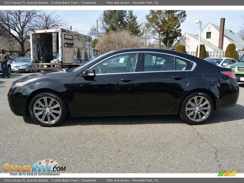 2014 Acura TL Special Edition Crystal Black Pearl / Graystone Photo #6