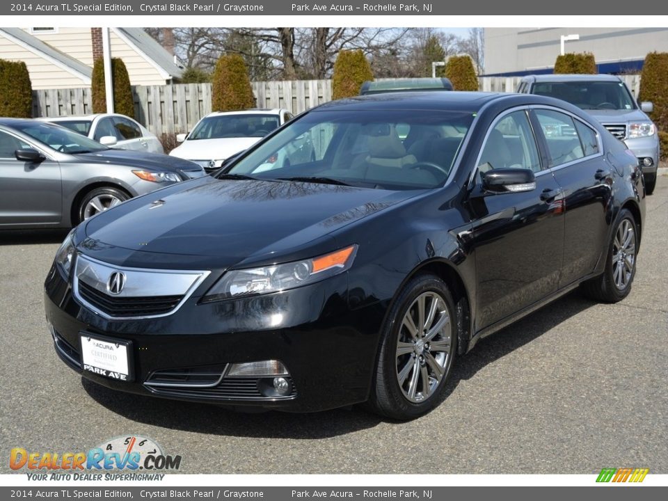 2014 Acura TL Special Edition Crystal Black Pearl / Graystone Photo #7