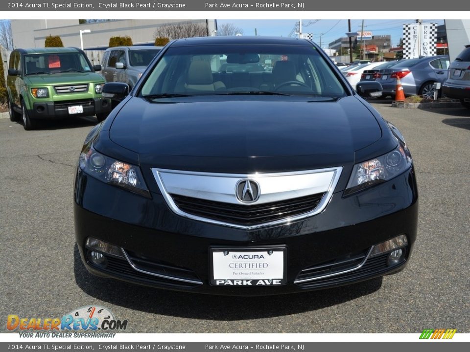 2014 Acura TL Special Edition Crystal Black Pearl / Graystone Photo #8