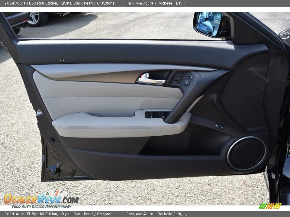 2014 Acura TL Special Edition Crystal Black Pearl / Graystone Photo #9