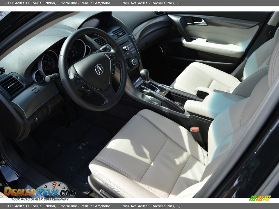 2014 Acura TL Special Edition Crystal Black Pearl / Graystone Photo #11
