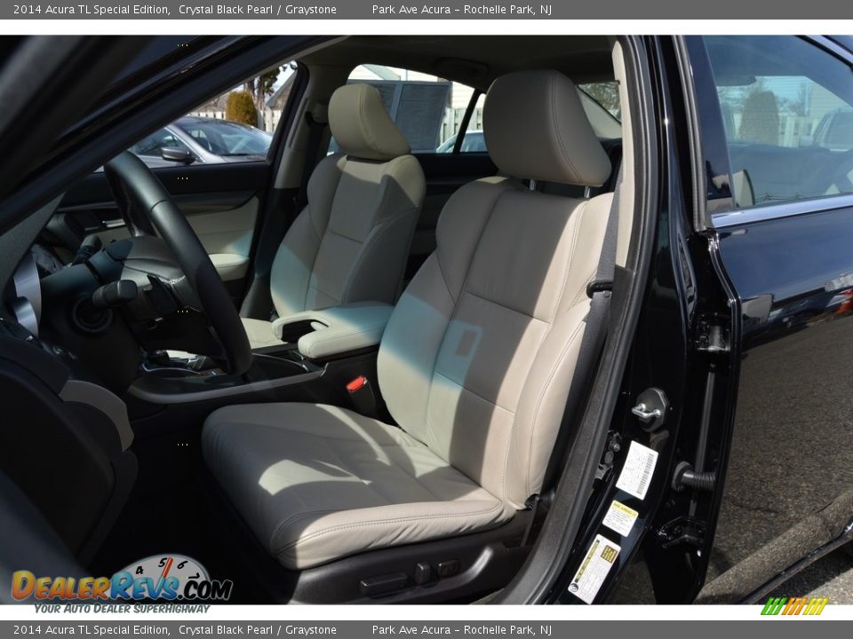 2014 Acura TL Special Edition Crystal Black Pearl / Graystone Photo #13