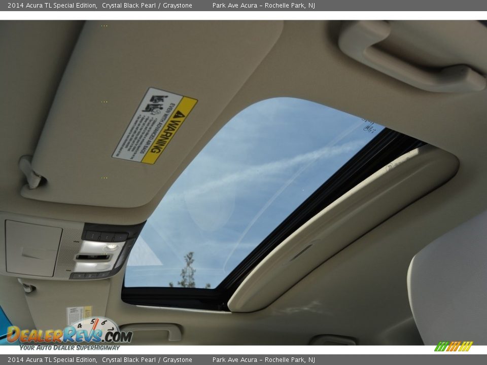 2014 Acura TL Special Edition Crystal Black Pearl / Graystone Photo #14